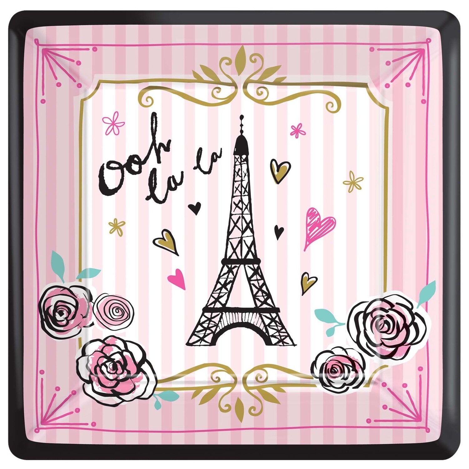 Day In Paris 7&quot; Square Plate