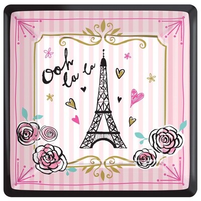 Day In Paris 7&quot; Square Plate