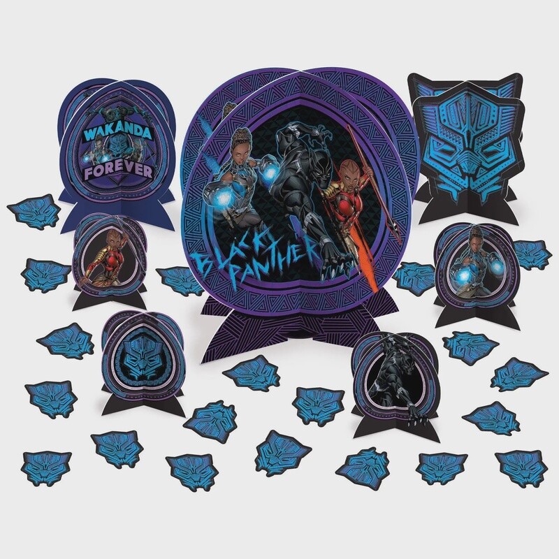 Black Panther Wakanda Forever Table Centerpiece Kit 24PC