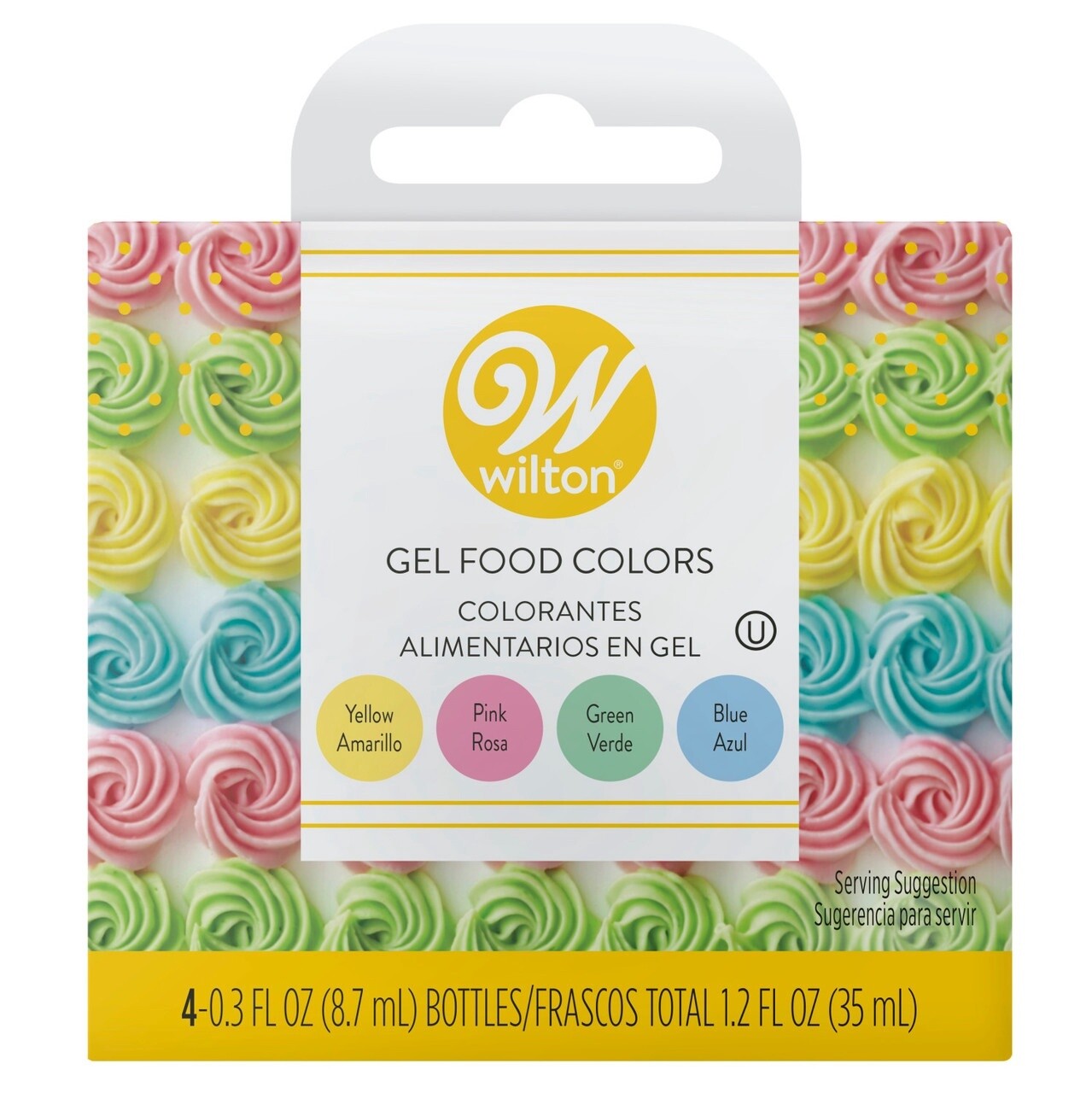 Pastel Gel Food Color Set, 4-Count