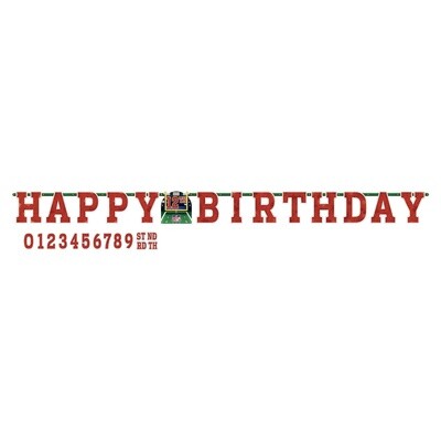 NFL Drive Birthday Banner