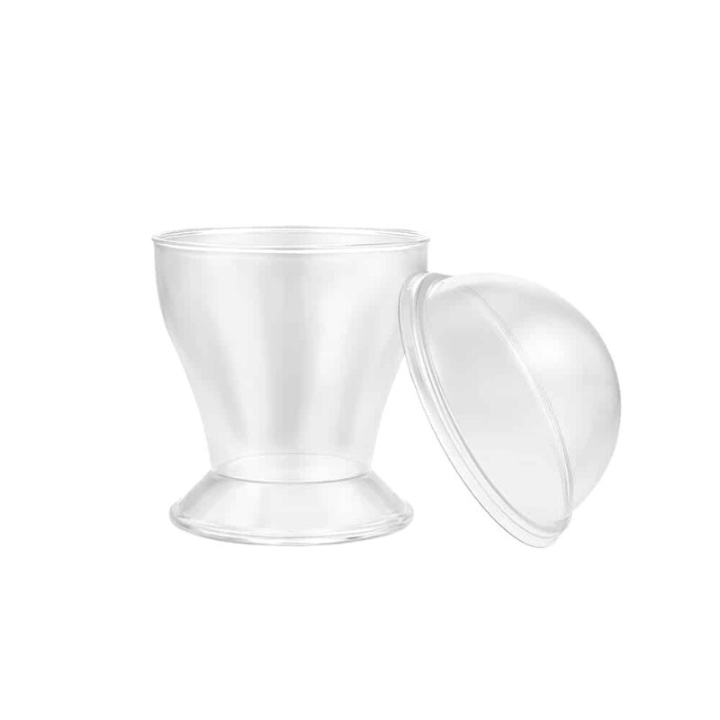 Clear Mini Dessert Cup (with Lid), 6oz, 6ct