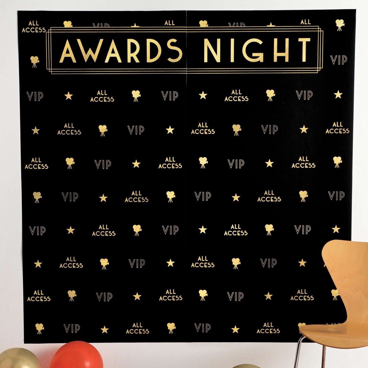 Awards Night Plastic Scene Setter, 5.4ft x 5.4ft