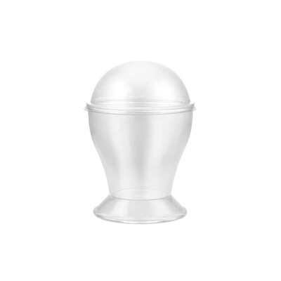 Clear Mini Dessert Cup (with Lid), 6oz, 6ct