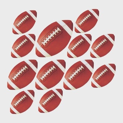 Football Cutouts 12ct