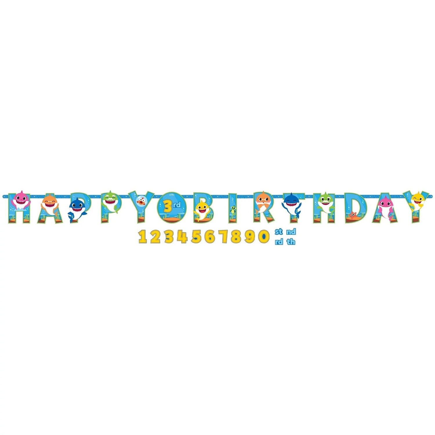 Baby Shark Birthday Banner Kit