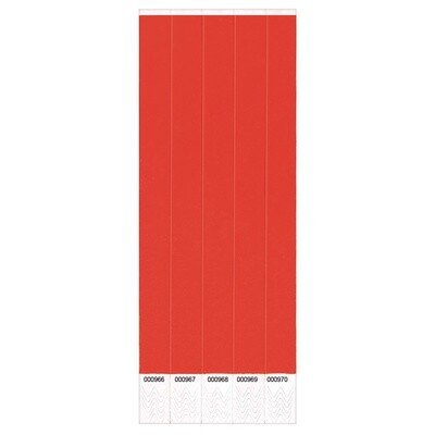 Wristbands  Paper 3/4in x 10in ,100CT