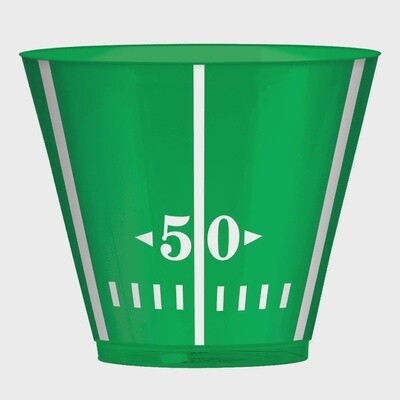 Football Field Plastic Cups 24ct