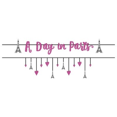 Day In Paris Multi Pack Ribbon Banners 2ct