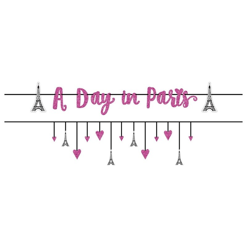 Day In Paris Multi Pack Ribbon Banners 2ct