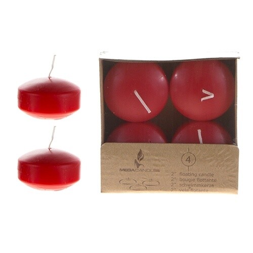 Floating Candle 4ct  2&quot; Unscented
