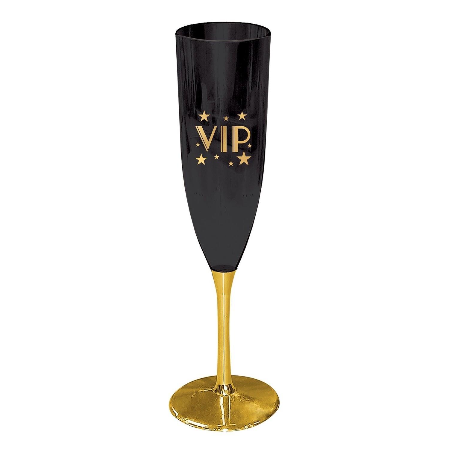 Glitz &amp; Glam Champagne 5 oz. Plastic Glasses 4CT