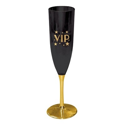Glitz &amp; Glam Champagne 5 oz. Plastic Glasses 4CT