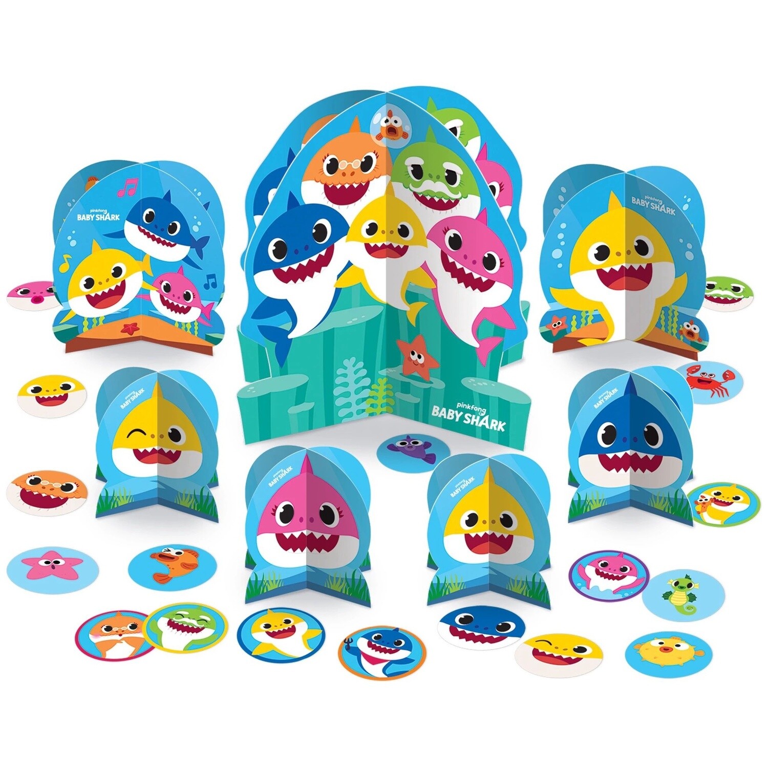 Baby Shark Table Decorating Kit 27pc