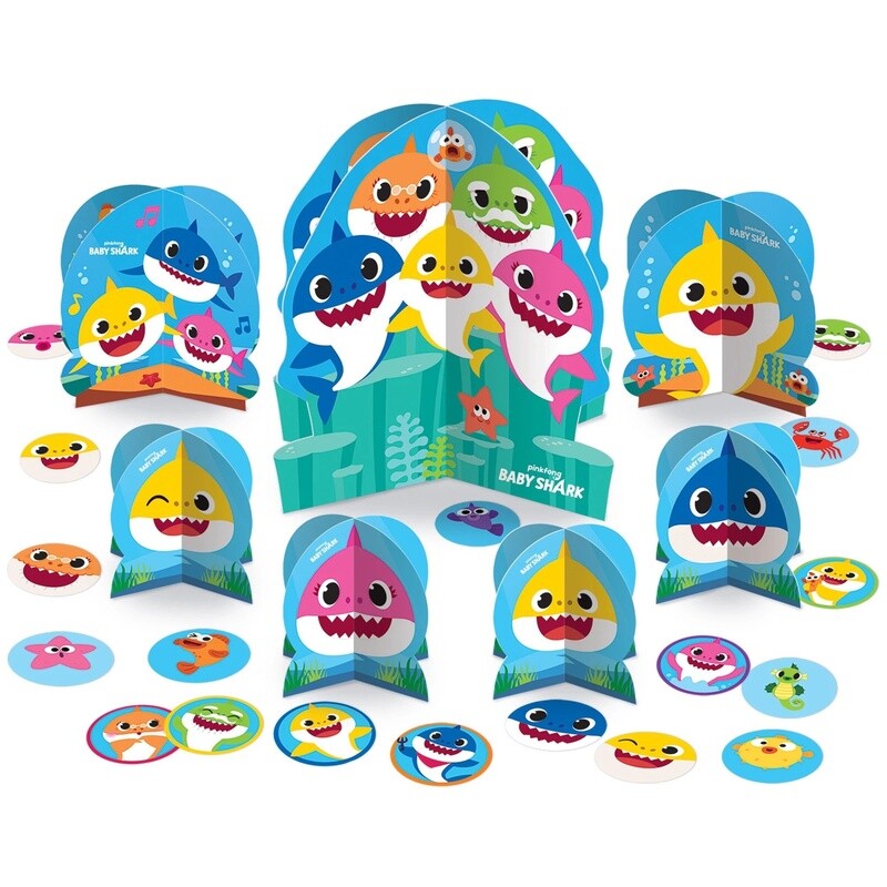 Baby Shark Table Decorating Kit 27pc