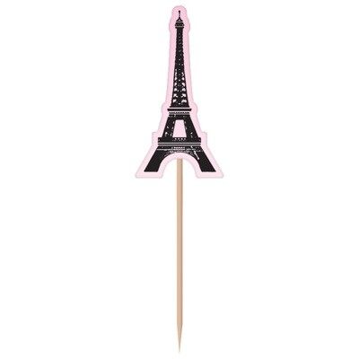 Day in Paris Printed Paper Picks 36ct