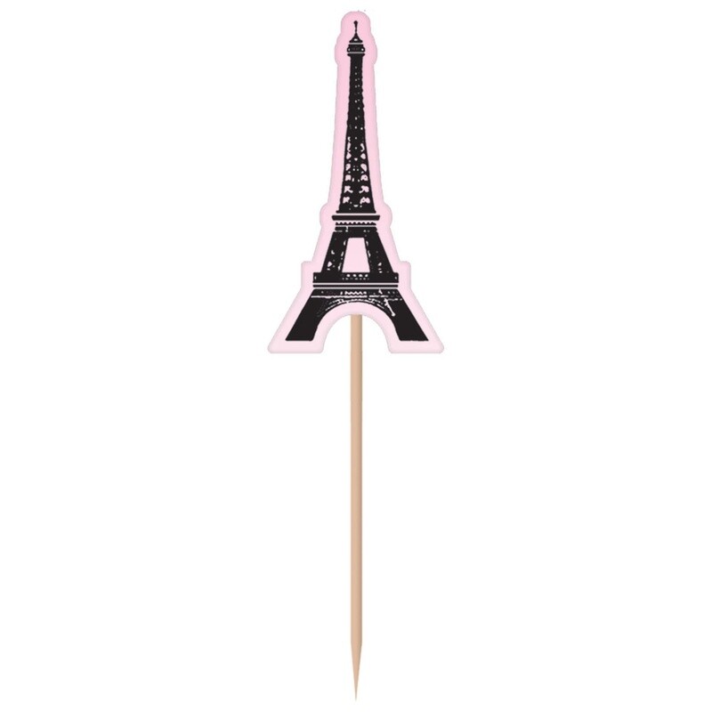 Day in Paris Printed Paper Picks 36ct