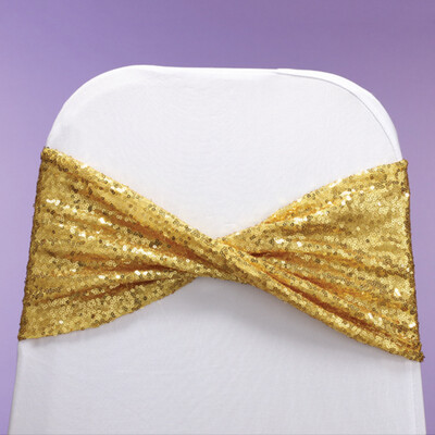 7.5&quot;X12.5&quot; TWISTED SEQUIN SASH, 6 PCS/PACK