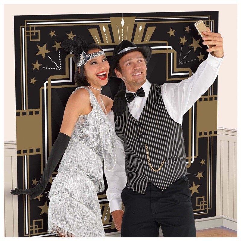 Glitz &amp; Glam Plastic Photo Booth Scene Setters – 2 Pc.