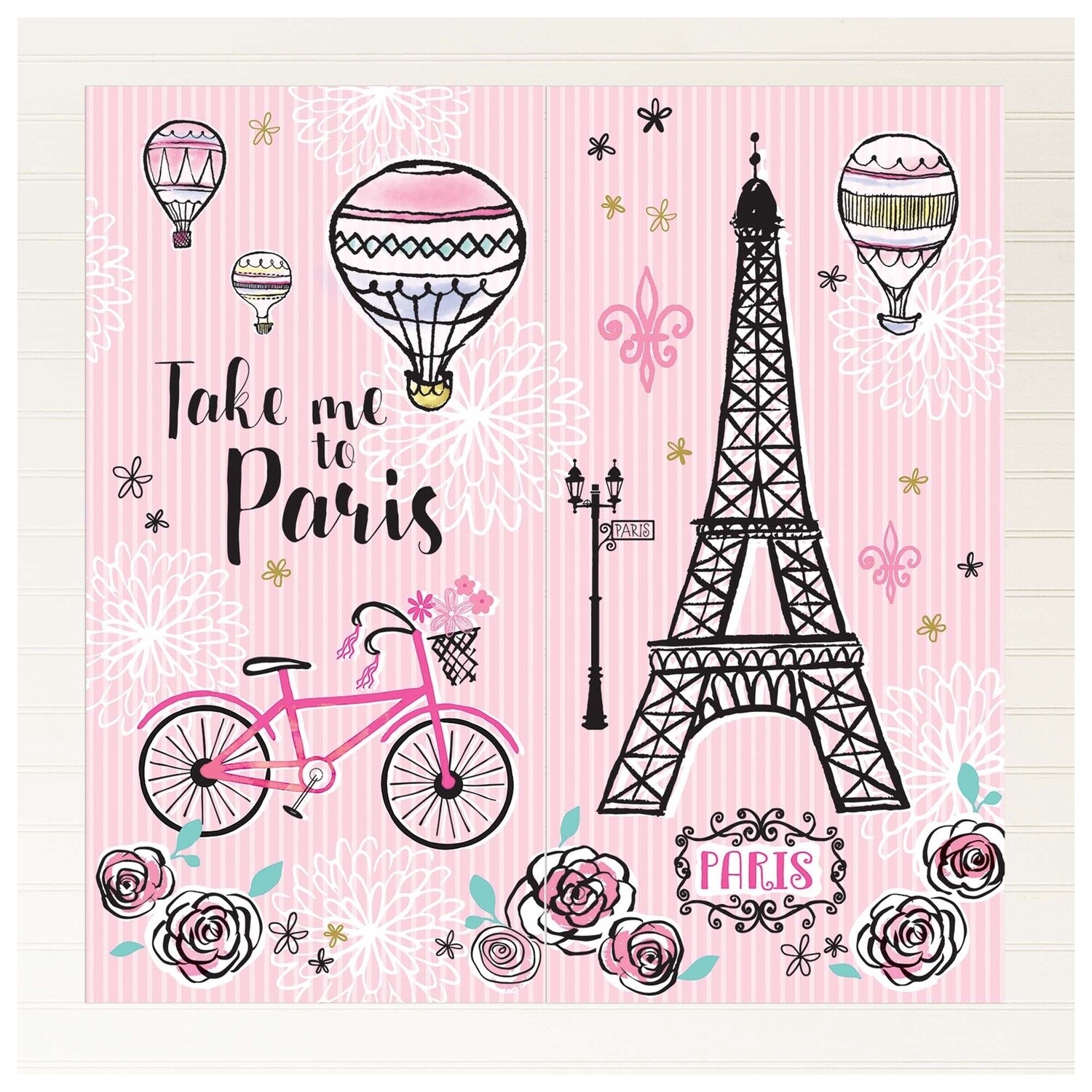 Day In Paris Scene Setter® Photo Backdrop