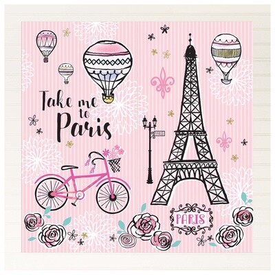 Day In Paris Scene Setter® Photo Backdrop