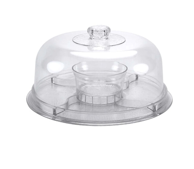 Clear Premium Extra Heavy Weight Plastic Server Set 6 IN 1