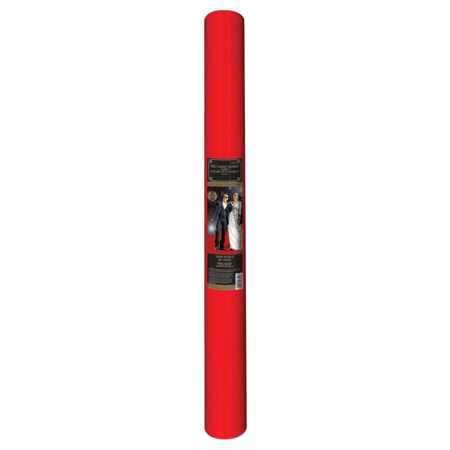 Fabric Aisle Runner - Red  40&#39; x 36&quot;