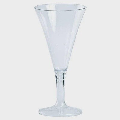 3.5oz Clear Premium Plastic Martini Mini Glass 10ct
