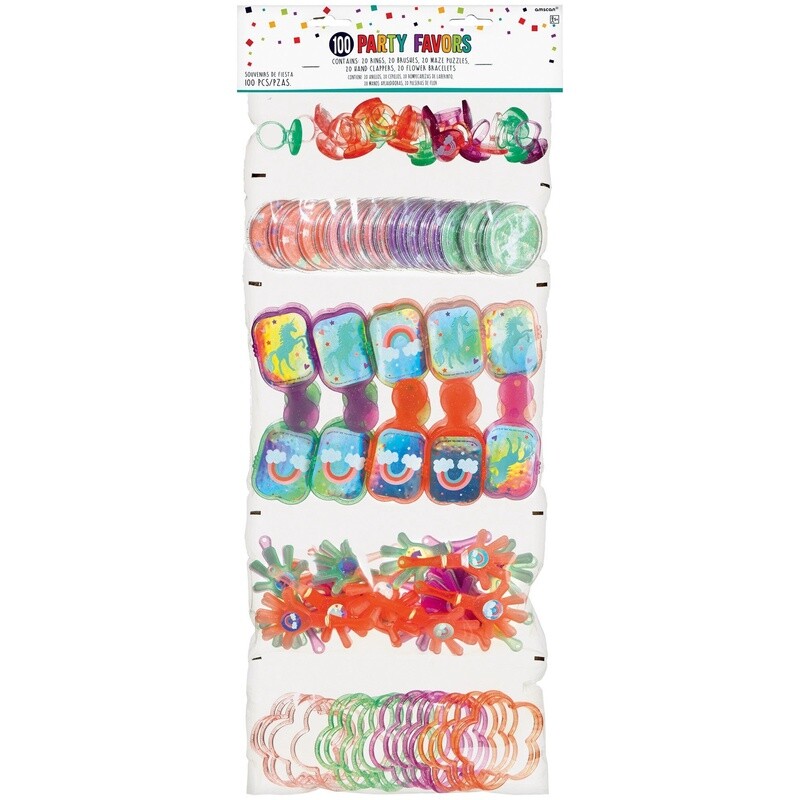 Unicorn Super Mega Mix Value Pack Favors 100ct