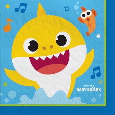 Baby Shark Luncheon Napkins 16ct