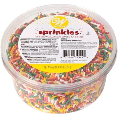 Rainbow Jimmies Tub, 10.5 oz.