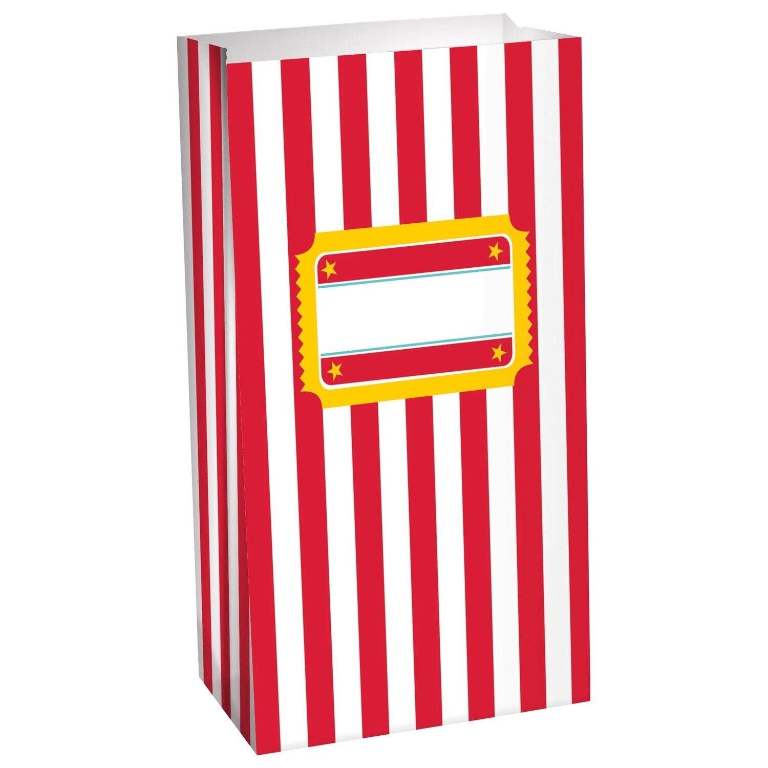 Movie Night Paper Snack Bags, 4.9in x 7.8in, 10ct