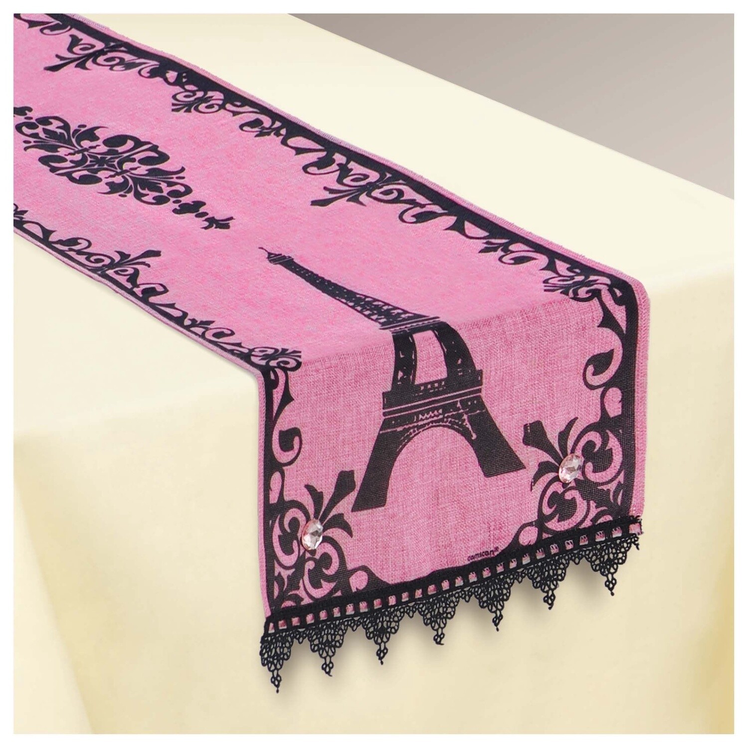 Day in Paris Fabric Table Runner