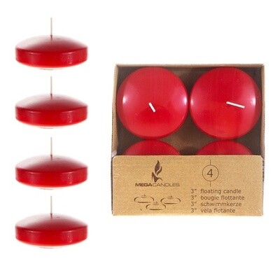 Floating  Candles 3inch 4ct Unscented