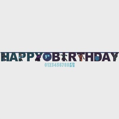 Customizable Black Panther Wakanda Forever Cardstock Birthday Letter Banner