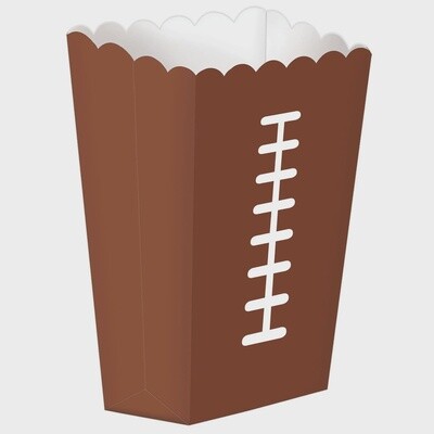 Football Popcorn Boxes 8ct
