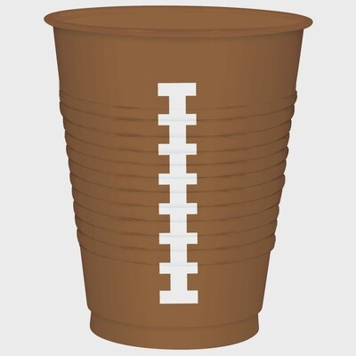 Touchdown Football Plastic Cups 25ct