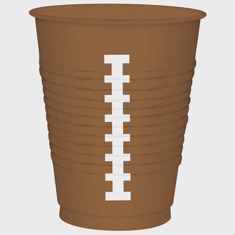 Touchdown Football Plastic Cups 25ct