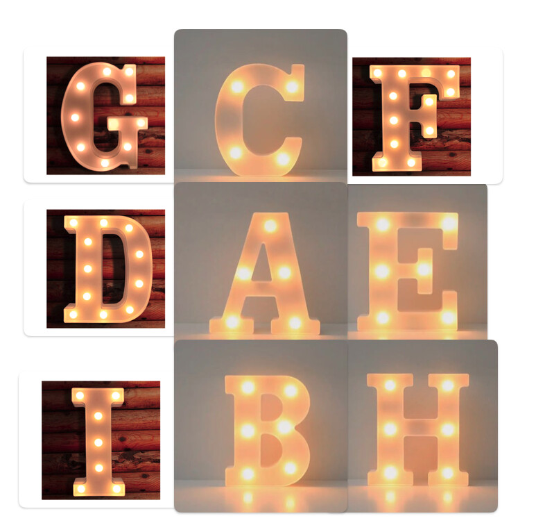 LED LETTERS 6.25 IN