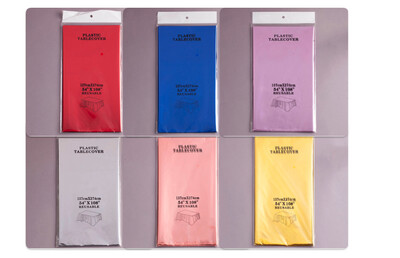 Metallic Foil Tablecover (54&quot; x 108&quot;)