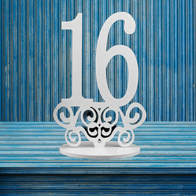 PVC Number "16" Centerpieces
