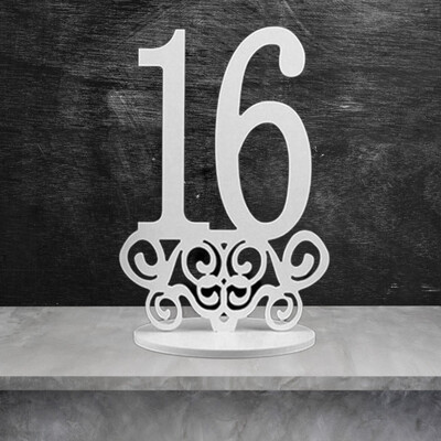 PVC Number &quot;16&quot; Centerpieces