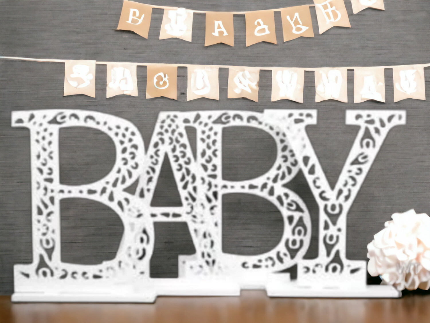 PVC &quot;BABY&#39; Centerpieces(19.5&quot; x 15.75&quot;)