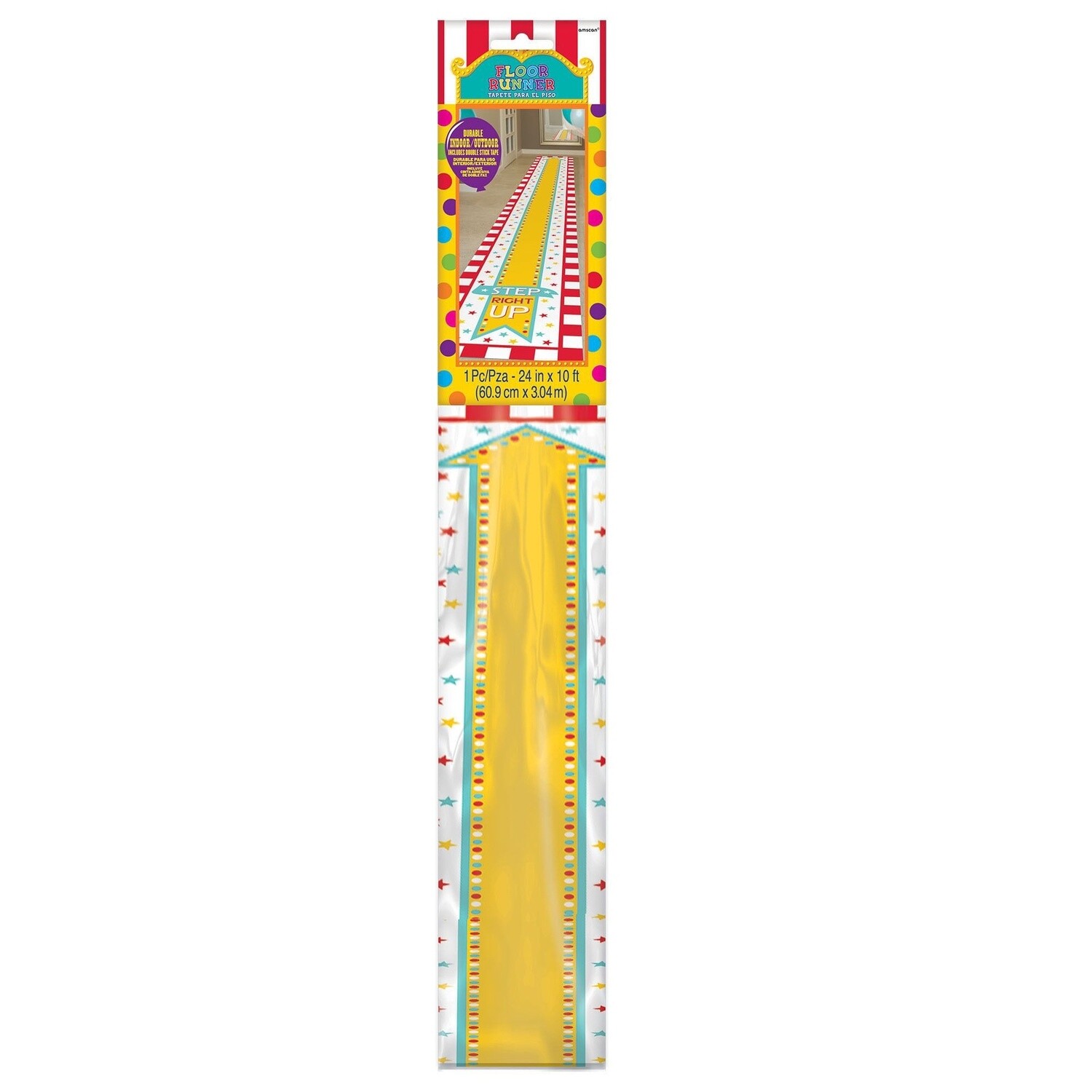 Carnival Floor Runner 2ft x 10ft Fabric Decoration