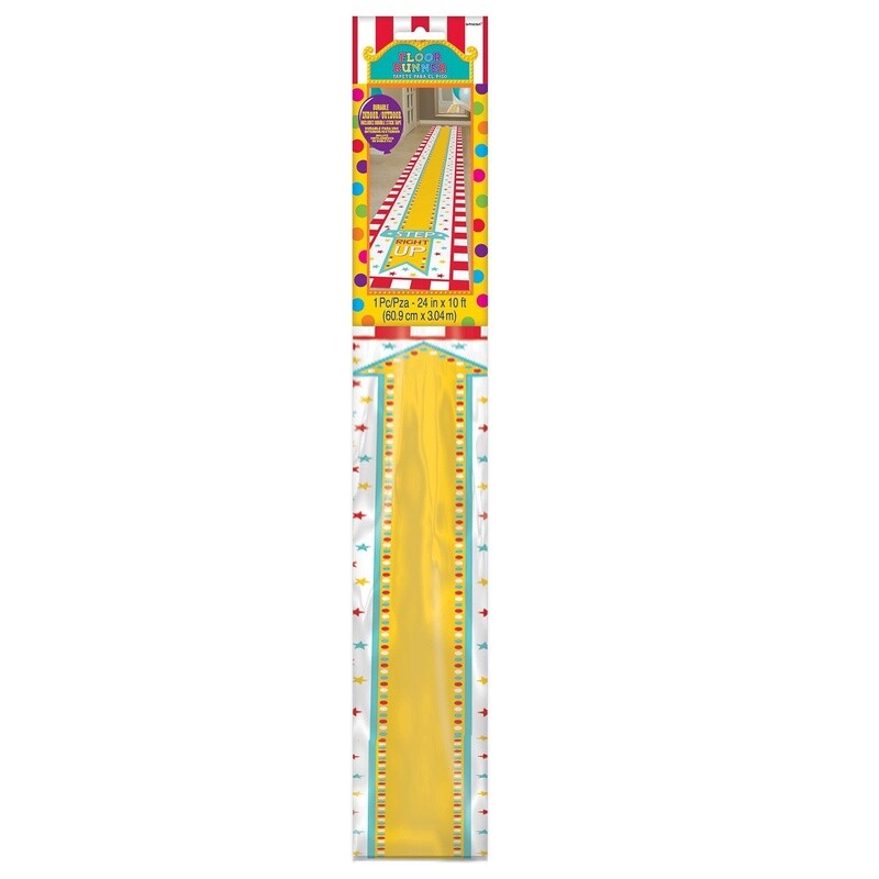 Carnival Floor Runner 2ft x 10ft Fabric Decoration