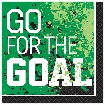Goal Getter Soccer Lunch Napkins 36ct