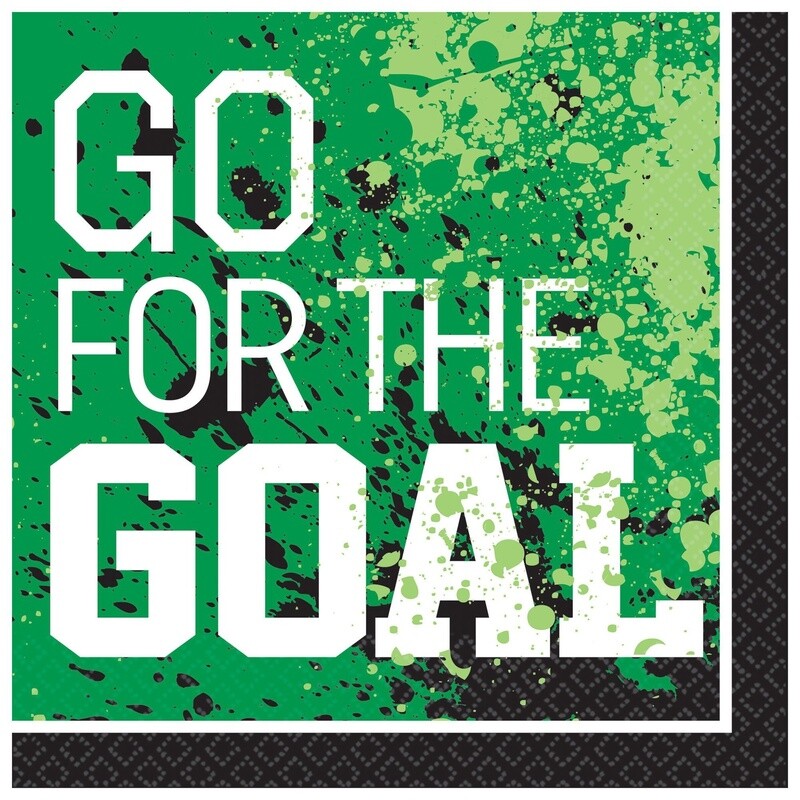 Goal Getter Soccer Lunch Napkins 36ct