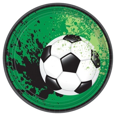 Goal Getter Soccer Dessert Plates 18ct