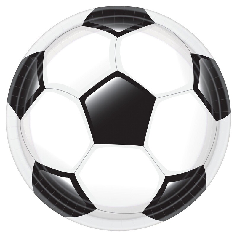 Goal Getter Soccer Dinner Plates 18ct