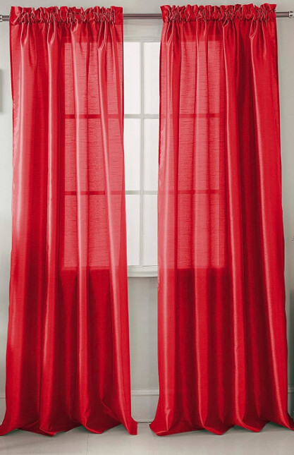 Nikki Premium Rod Pocket Curtain One Panel 54" x 90"